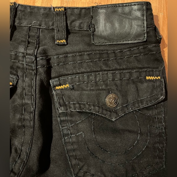 (SOLD) true religion jeans thick stitch - Picture 3 of 5